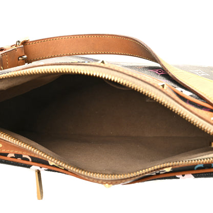Louis Vuitton Monogram Multicolor Boulogne Black 4 of 14