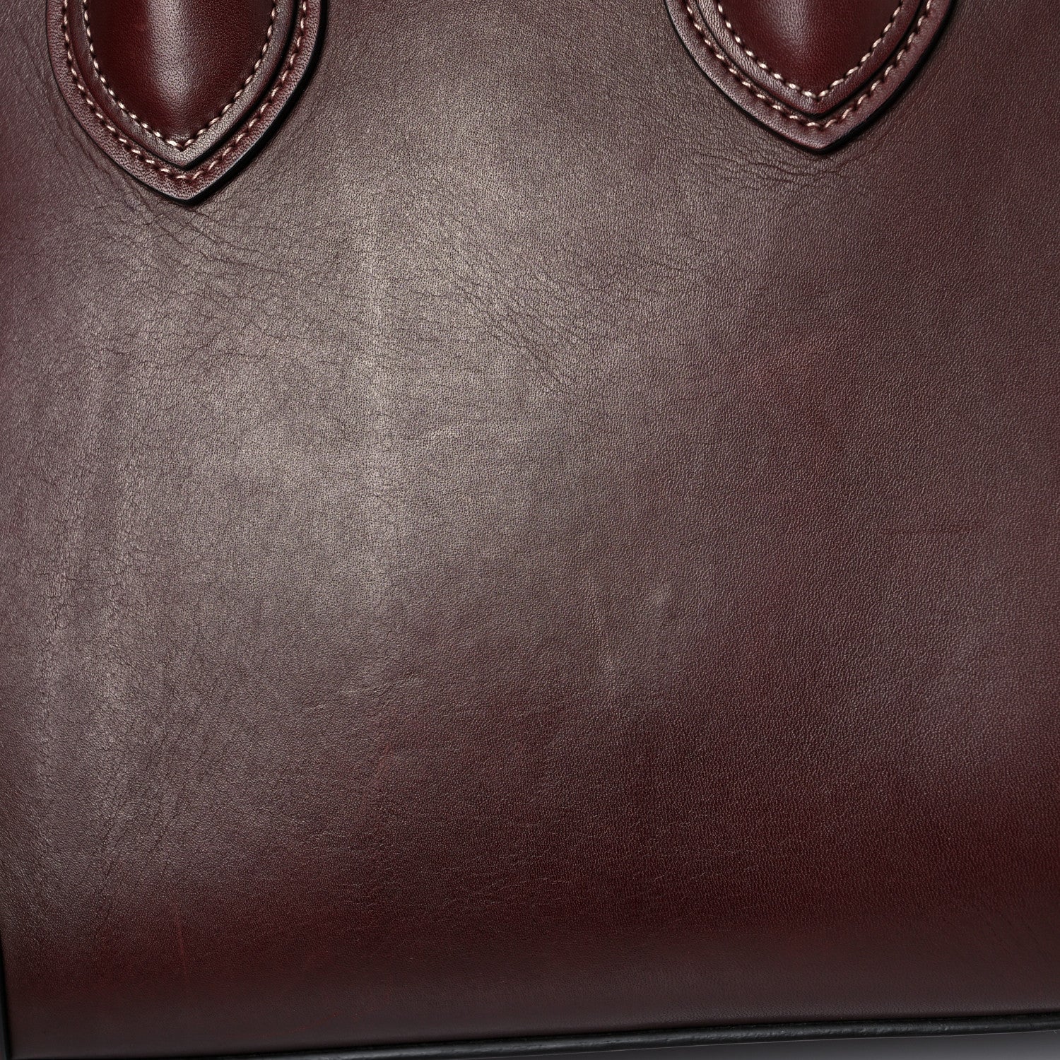 Celine Smooth Calfskin Micro Luggage Burgundy 11 of 17