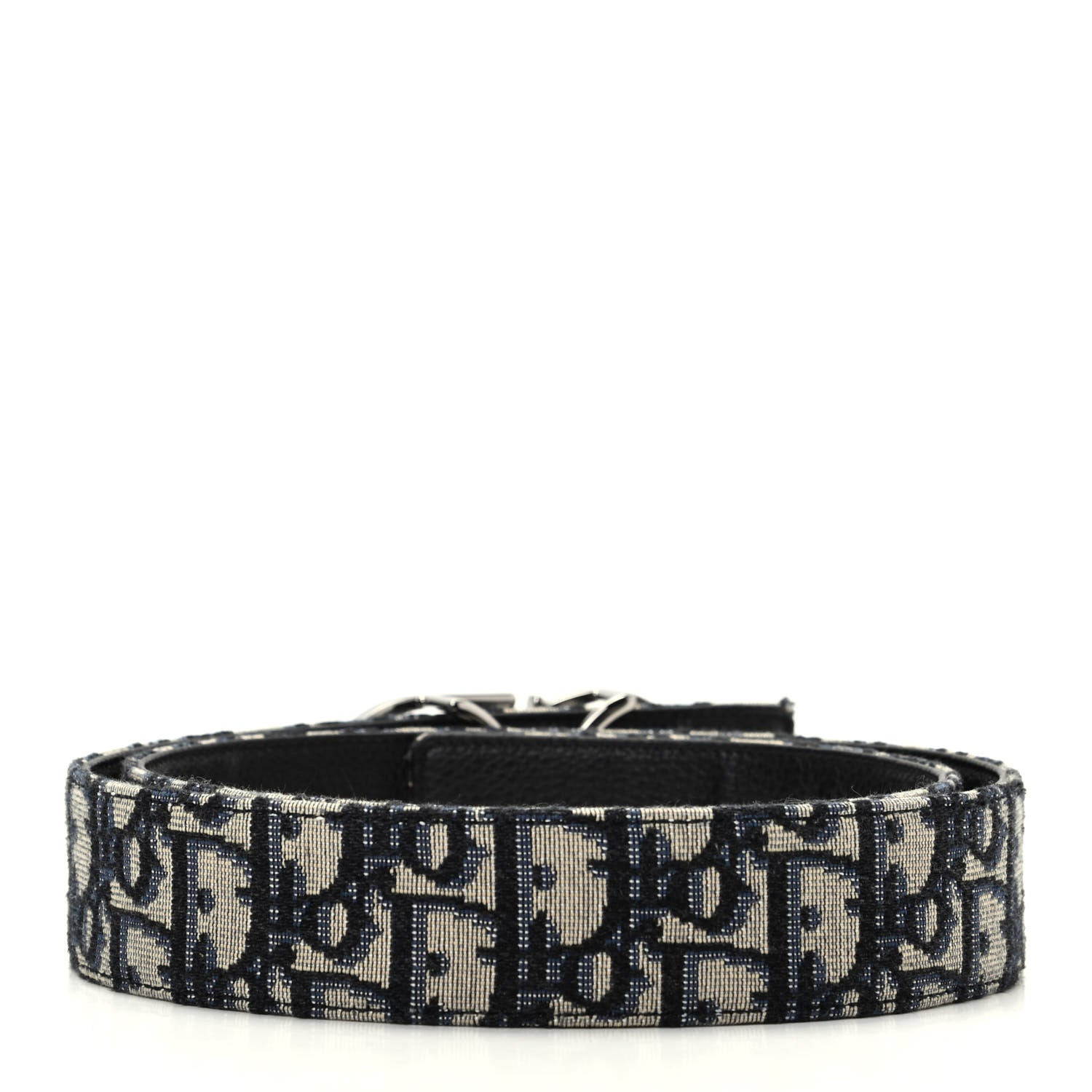 Christian Dior Oblique 35mm Belt 85 Blue Multi 2 of 6
