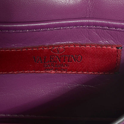 Valentino Garavani Vitello Rockstud Band Flap Rubin 6 of 9