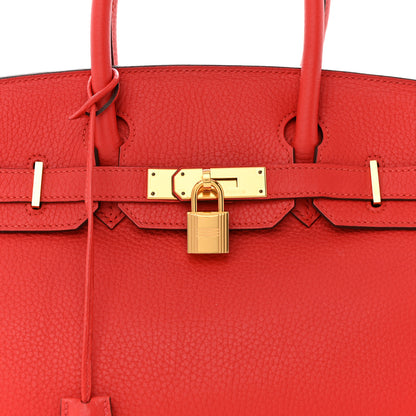 Hermes Togo Birkin 30 Rouge Tomate 8 of 11