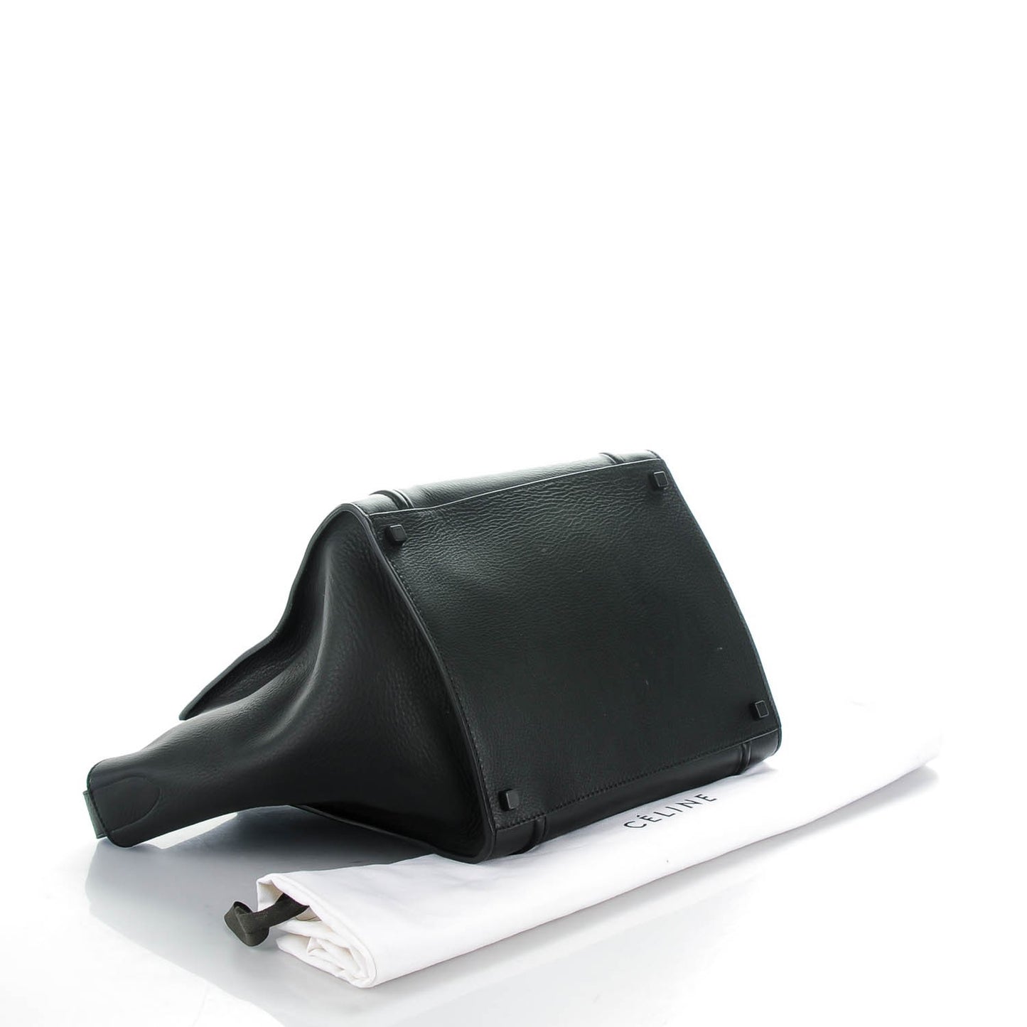 Supple Calfskin Medium Phantom Luggage Black