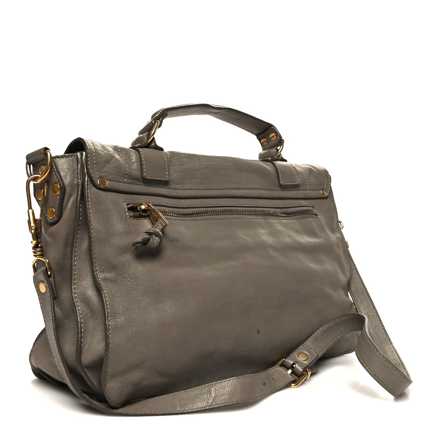 Lambskin Medium PS1 Satchel Smoke