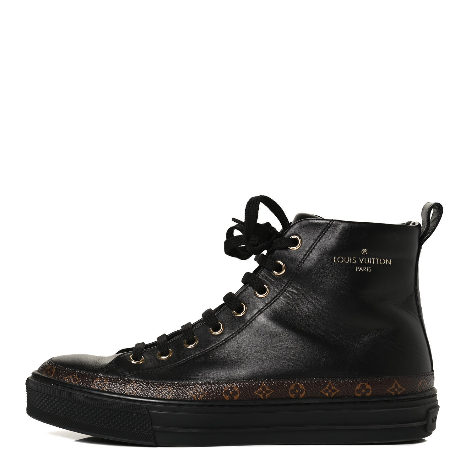 Louis Vuitton Monogram Stellar Sneaker Boots 36 Black 1 of 10