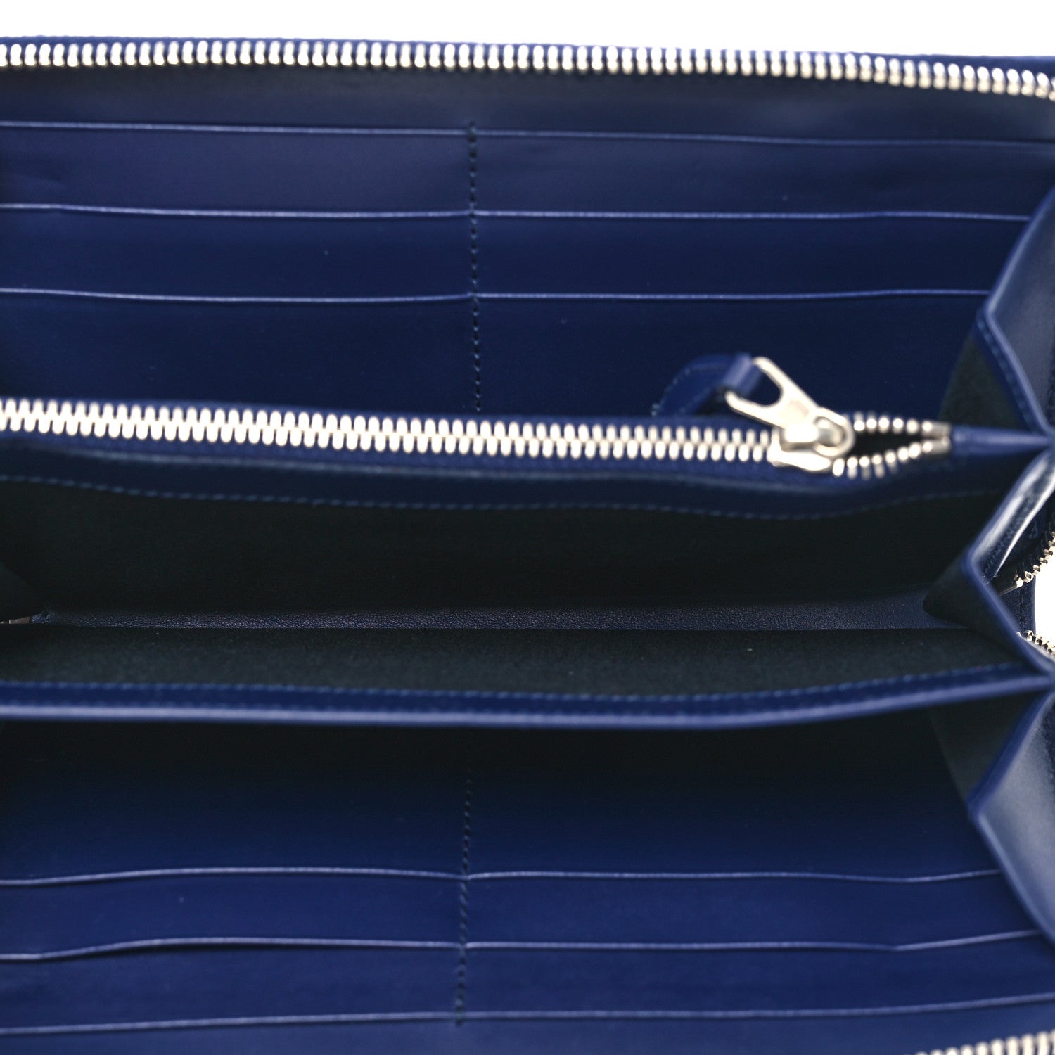 Balenciaga Smooth Calfskin Metallic Patent Giant 12 Silver Hardware Continental Zip Around Wallet Ultraviolet 5 of 8