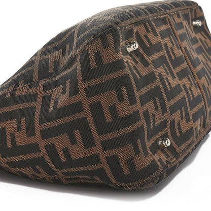 Fendi Zucca Small Holdall Tote Tobacco 8 of 10