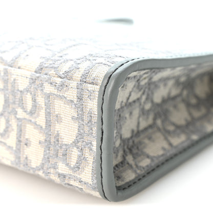 Christian Dior Jacquard Oblique 30 Montaigne Dea Pouch  Gray 9 of 9