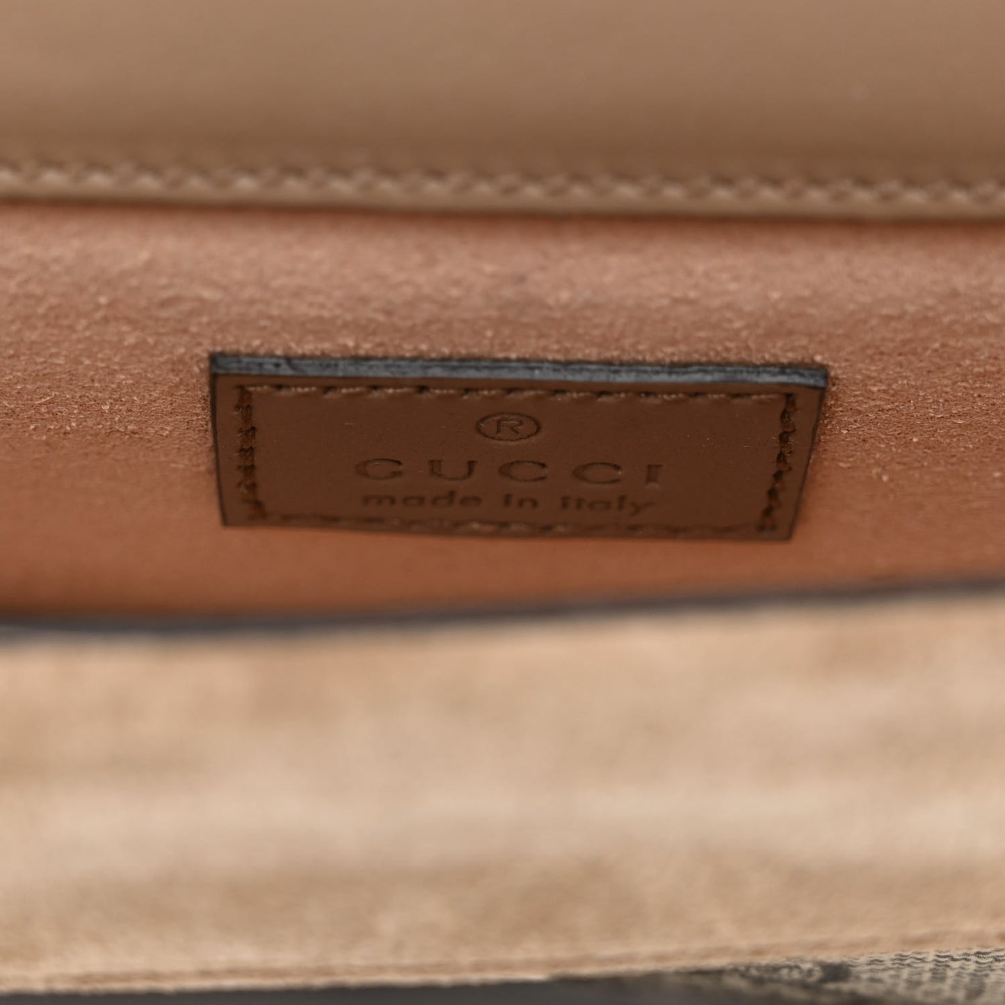 GG Supreme Monogram Super Mini Dionysus Shoulder Bag Taupe
