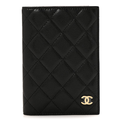 Chanel Caviar Quilted Passport Holder Black 1 of 8