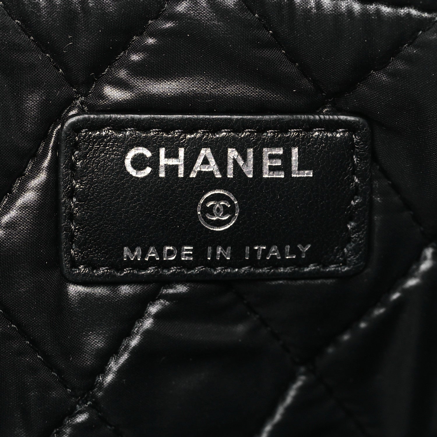 Chanel Lambskin Quilted Medium Cosmetic Case Black 6 of 11