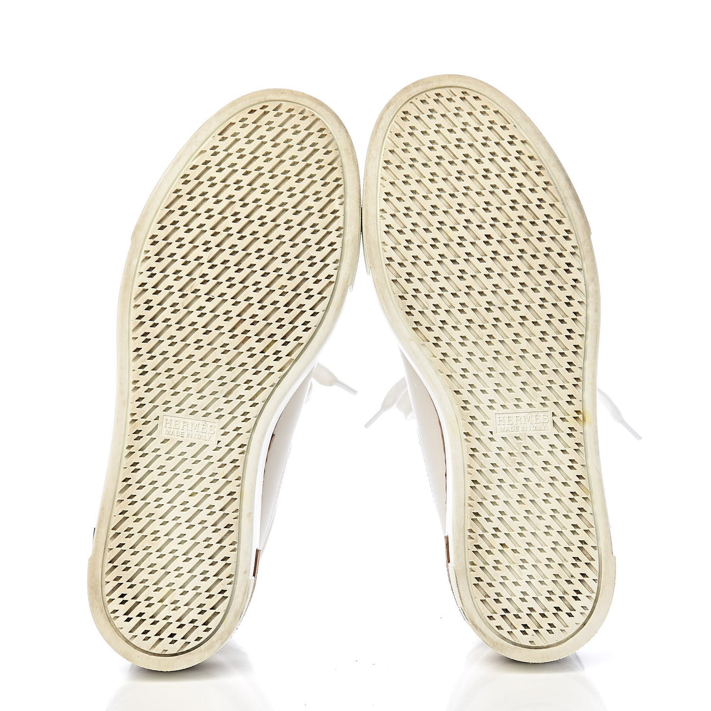 Calfskin Polo Sneakers 36.5 White