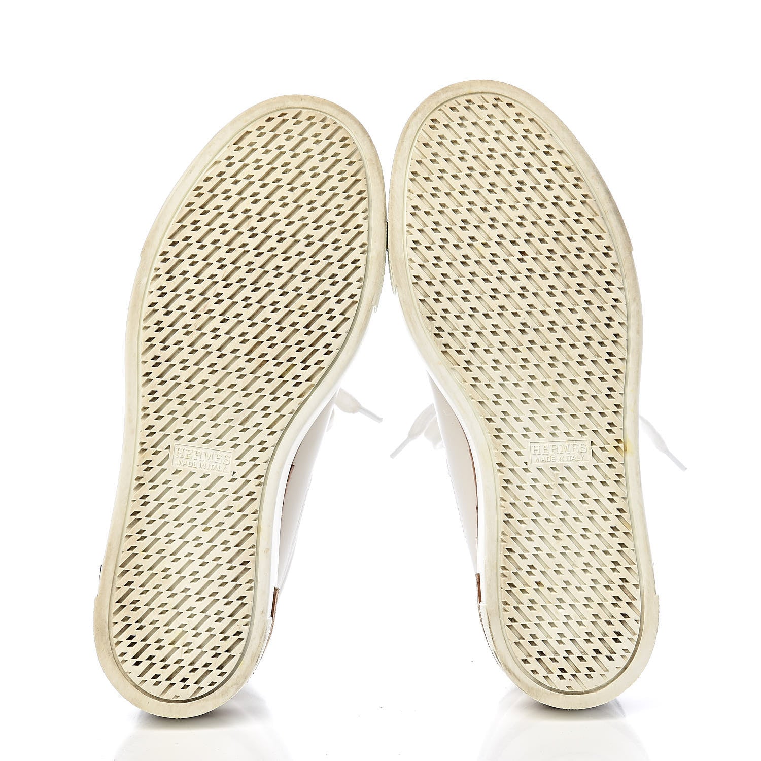 Hermes Calfskin Polo Sneakers 36.5 White 5 of 14