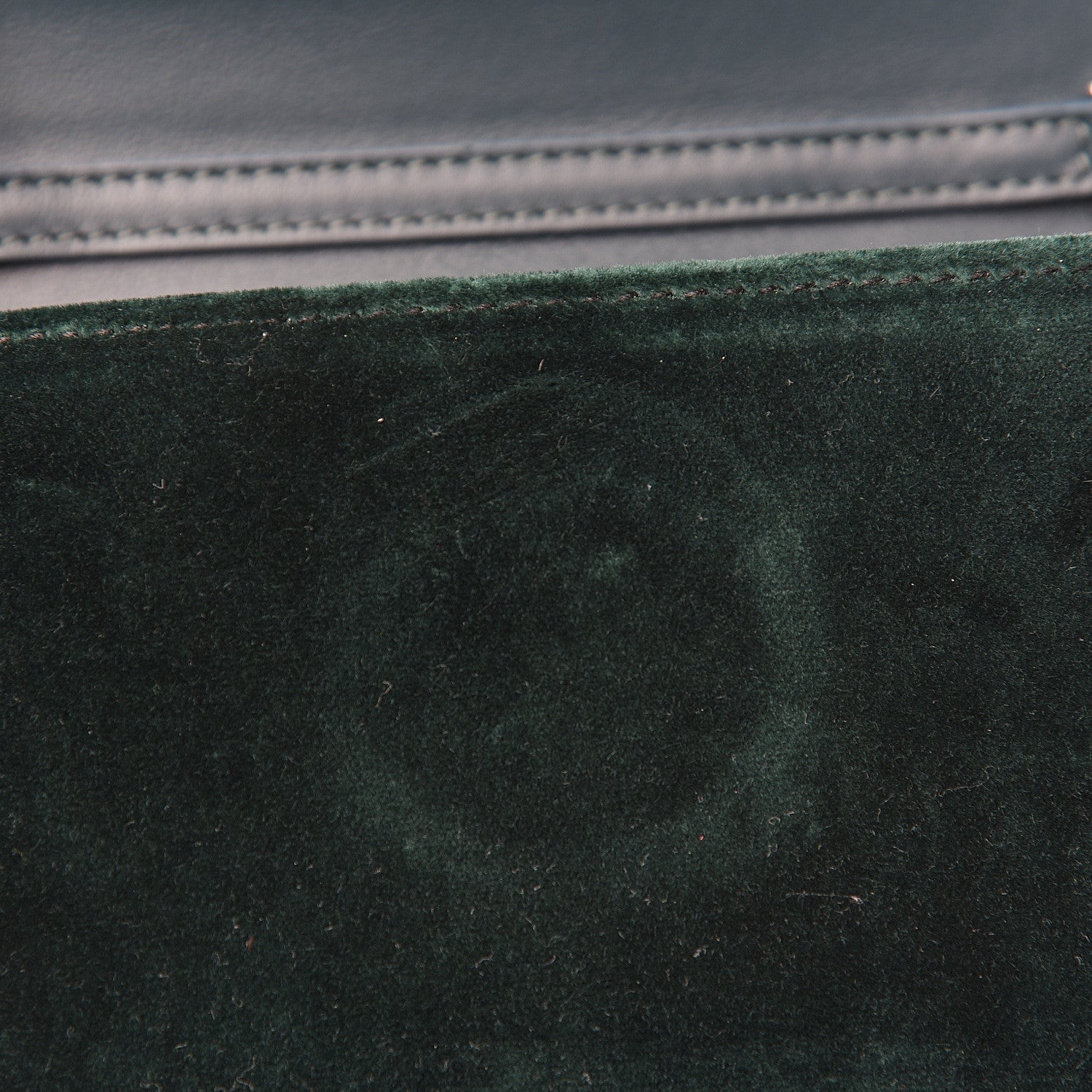 Fendi Velvet F is Wallet on Chain Green 7 of 8