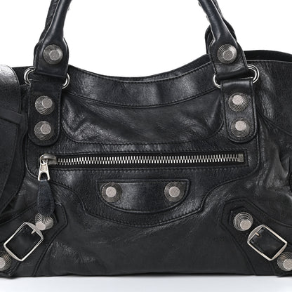 Balenciaga Agneau Giant 21 Silver Hardware City Black 7 of 9