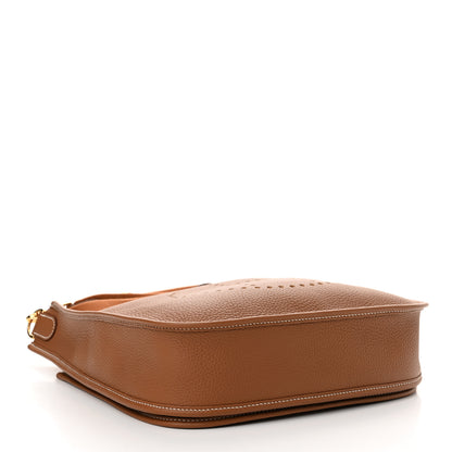 Hermes Taurillon Clemence Evelyne III PM Gold 4 of 11