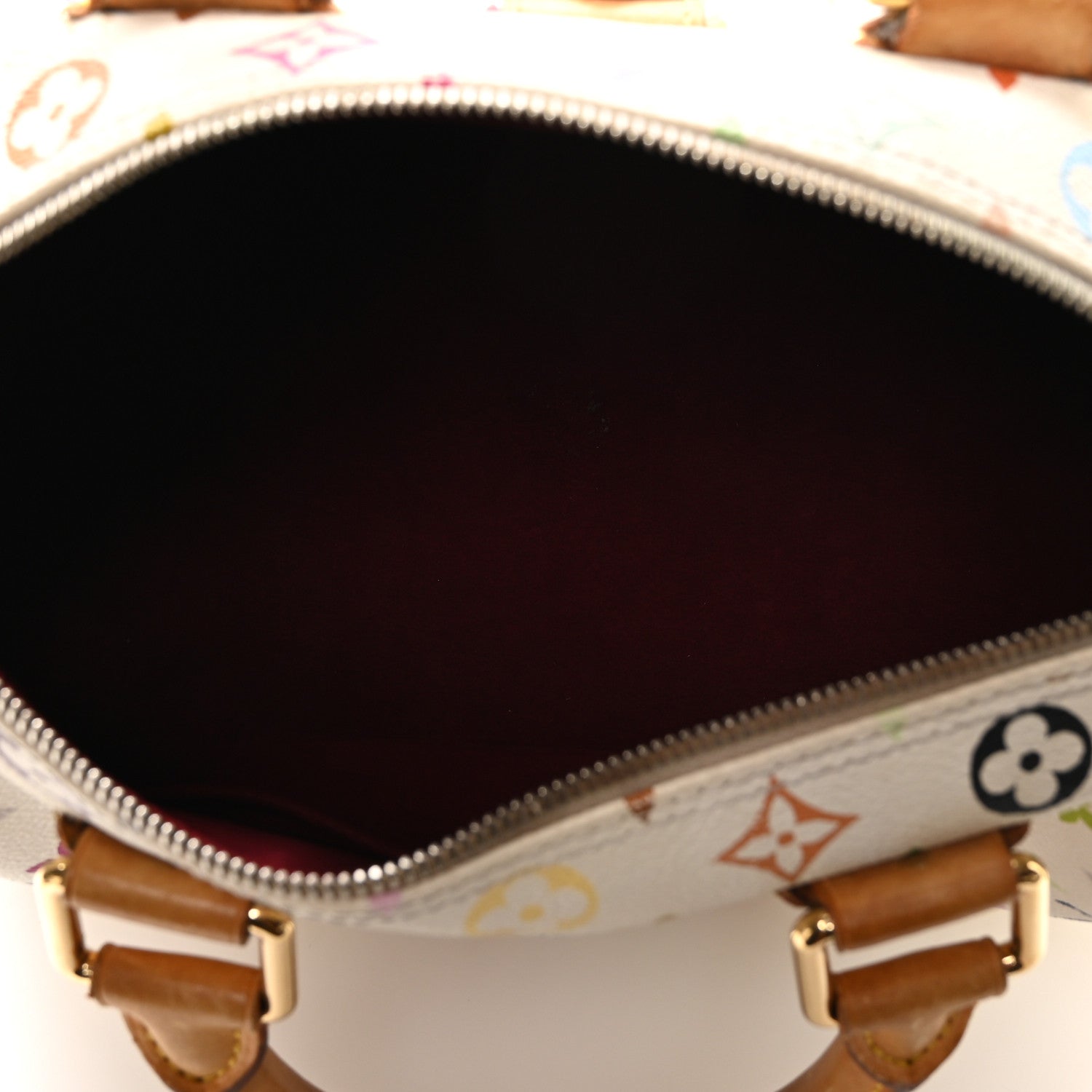 Louis Vuitton Monogram Multicolor Speedy 30 White 5 of 10