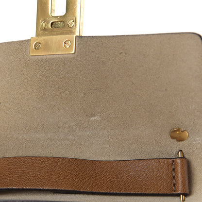 Chloe Grained Lambskin Mini Drew Shoulder Bag Caramel 8 of 14