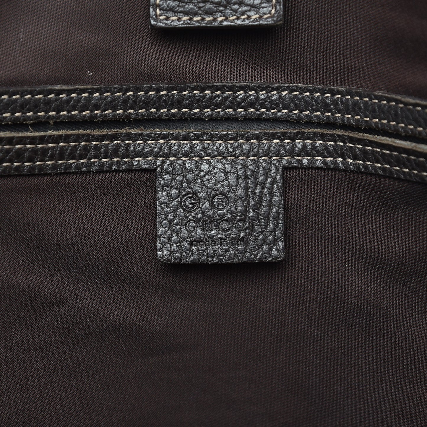 Crystal Monogram Medium Joy Tote Beige Ebony Testa di Moro