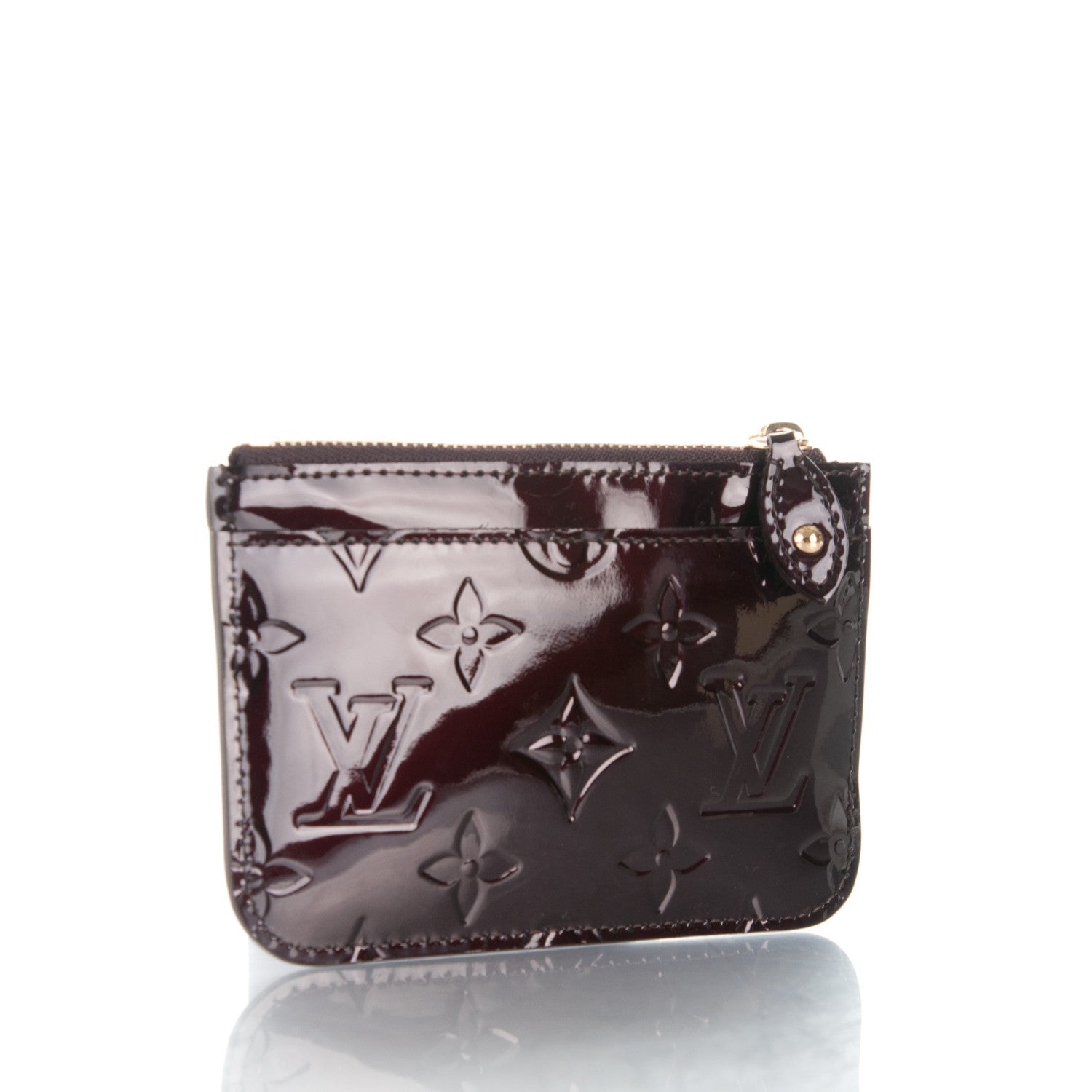 Louis Vuitton Vernis Key Pouch Amarante 3 of 7