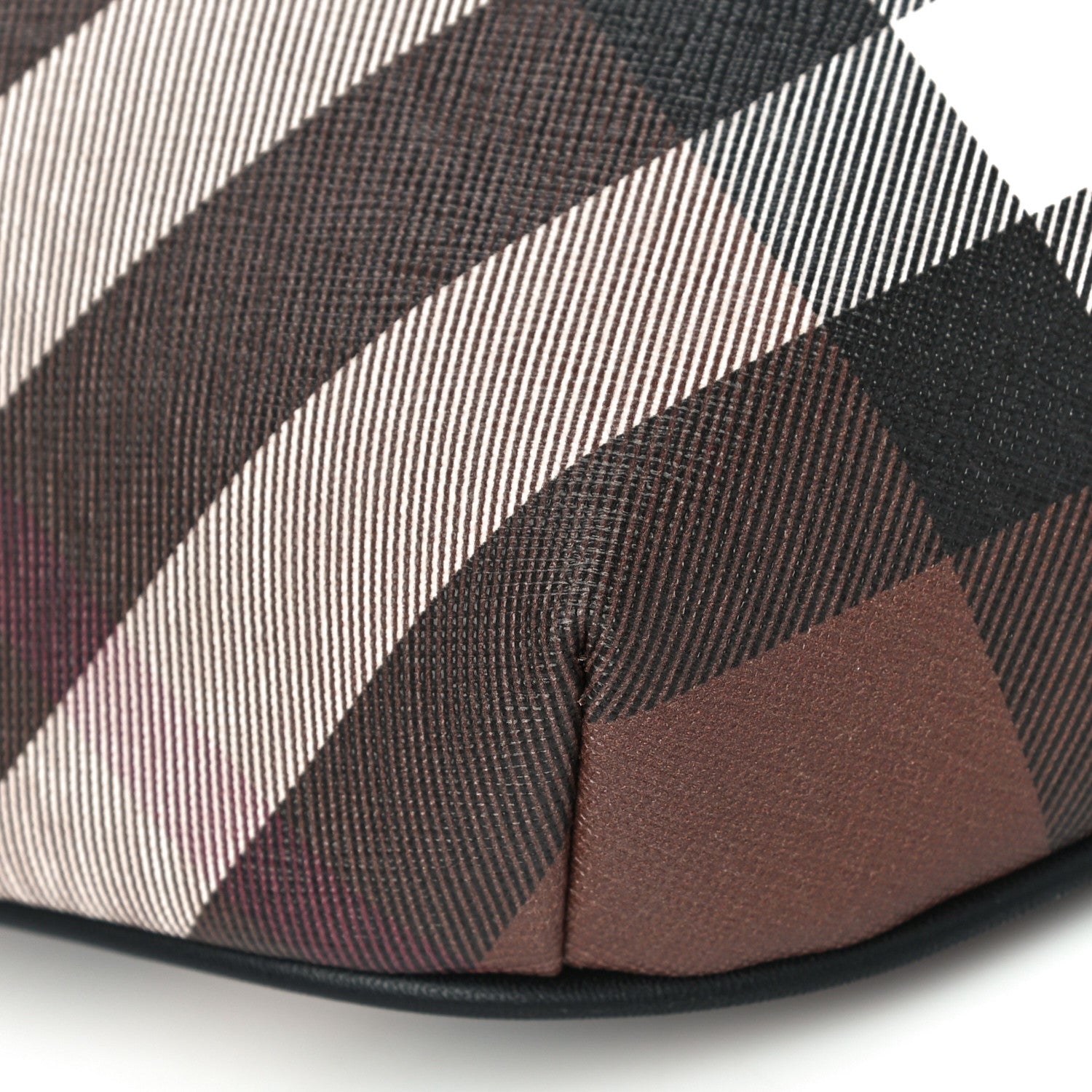 Burberry E-canvas Check Bum Bag Dark Birch Brown 9 of 10