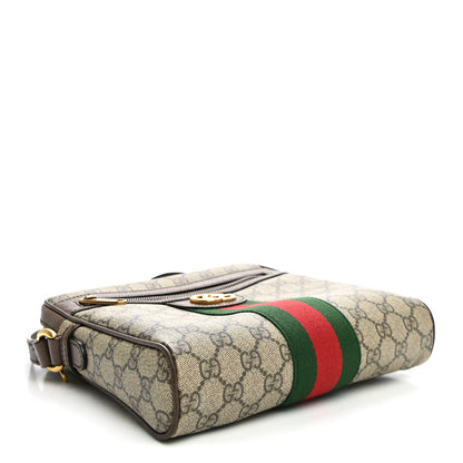Gucci GG Supreme Monogram Web Small Ophidia Messenger Bag Brown 4 of 11
