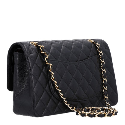Chanel Caviar Quilted Medium Double Flap Black 3 of 10