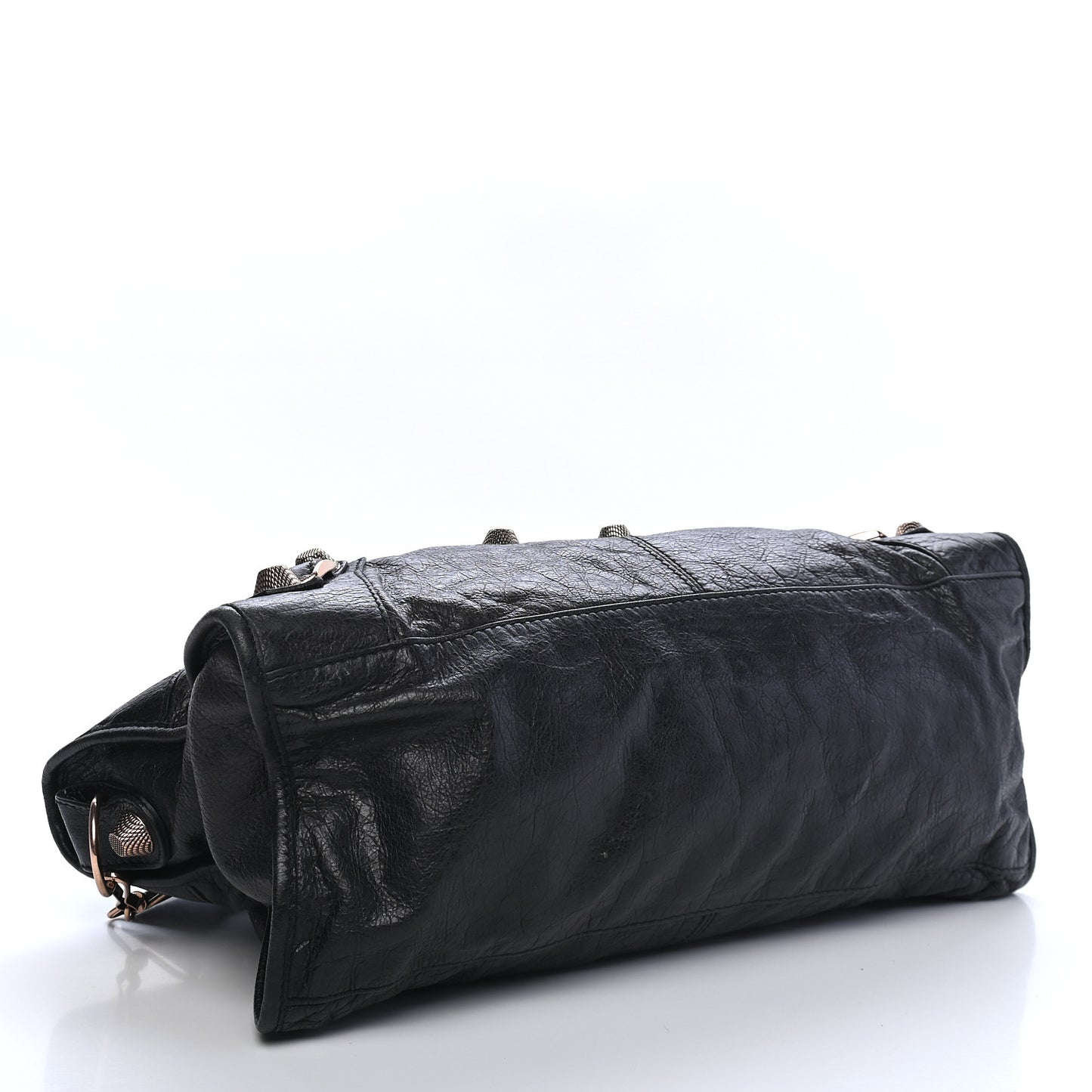Agneau Giant 21 Rose Gold Hardware Part Time Black