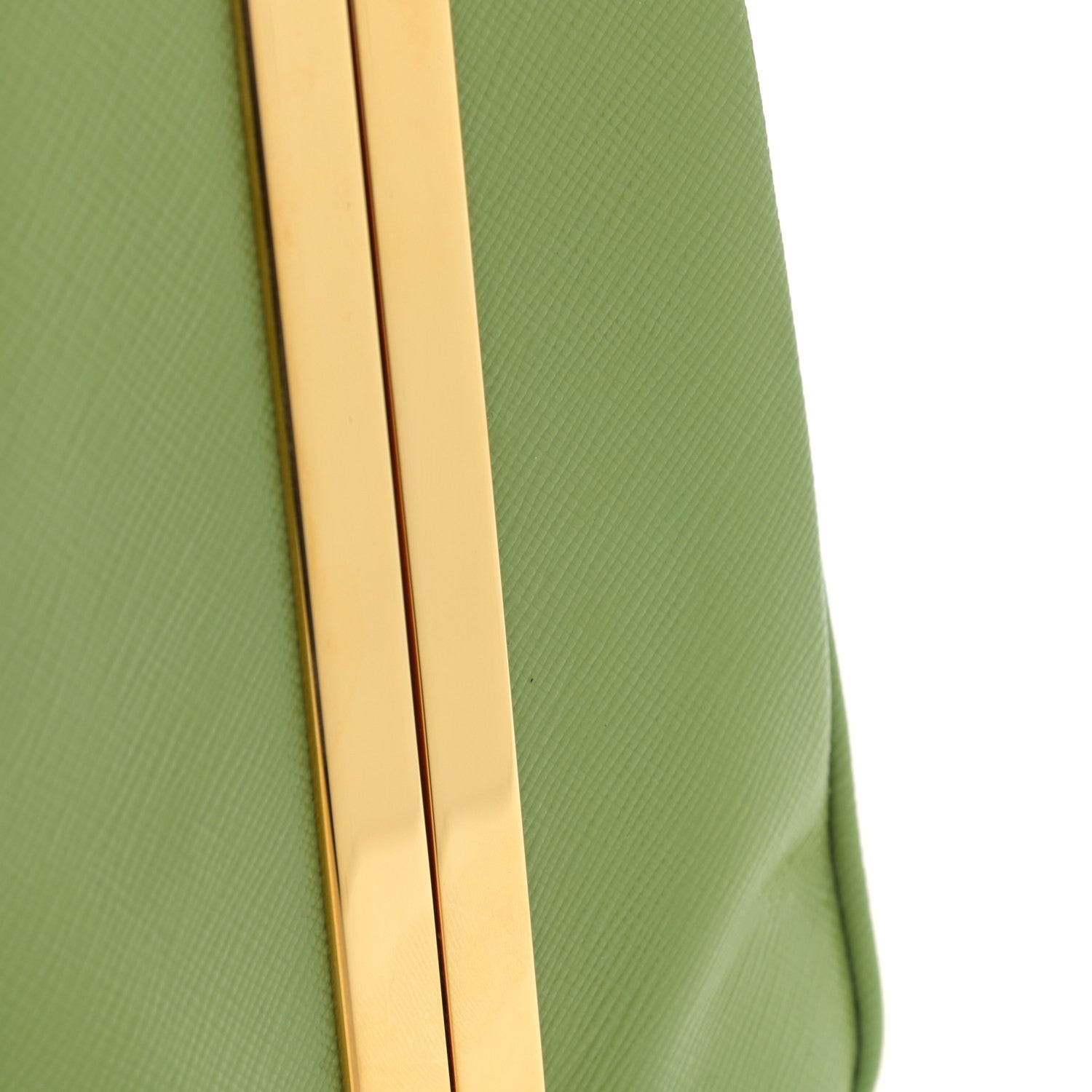 Prada Saffiano Vernice Pyramid Bag Acquamarina 12 of 12