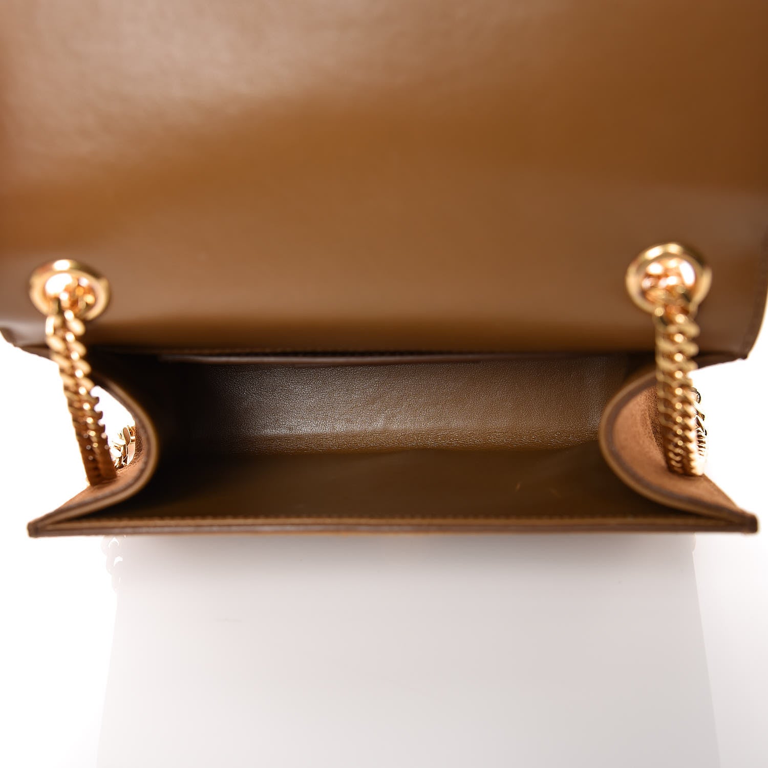 Saint Laurent Suede Small Classic Monogram Kate Tassel Satchel Light Ochre 5 of 7