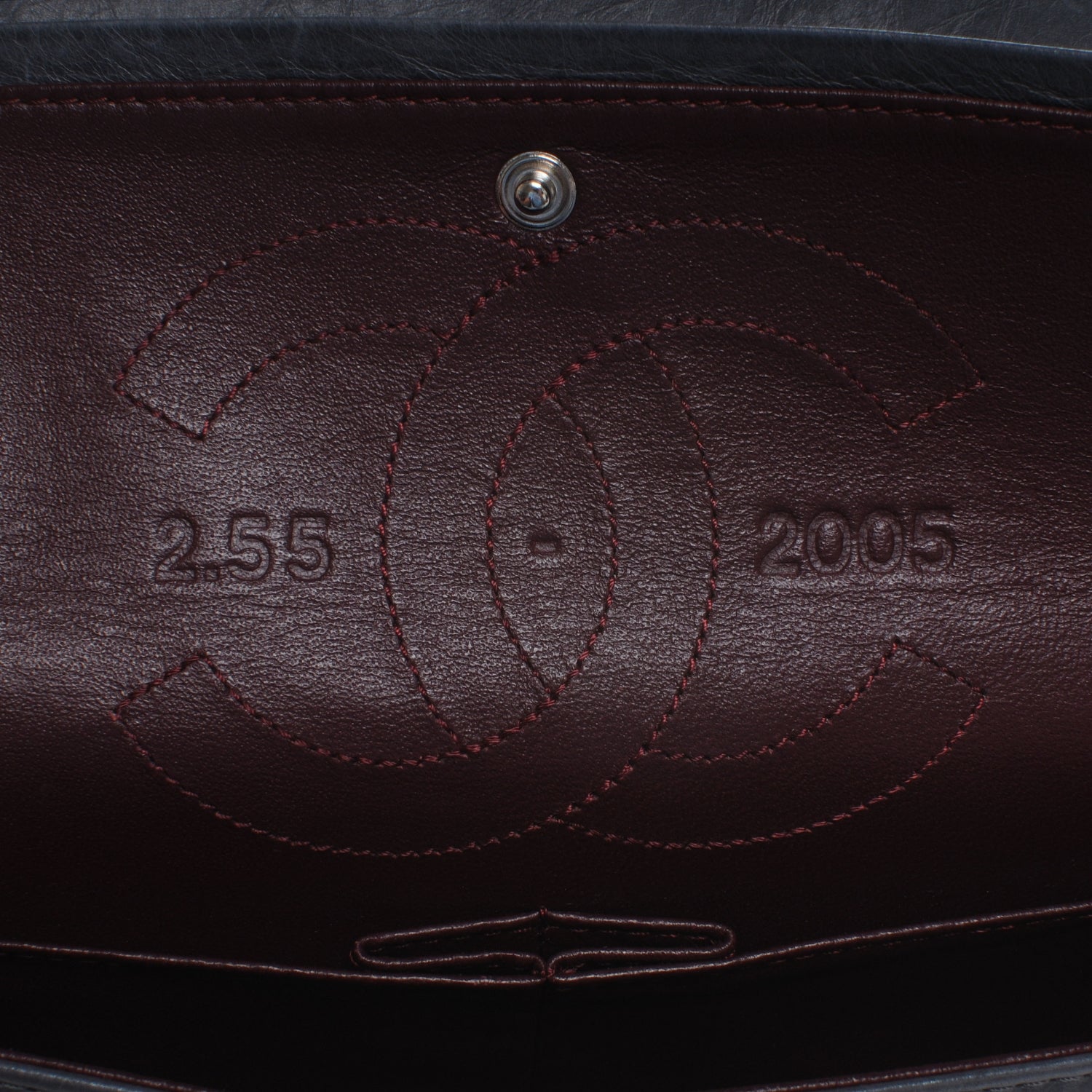 Chanel Aged Calfskin 50th Anniversary 2.55 Reissue 225 Flap Grey 5 of 8