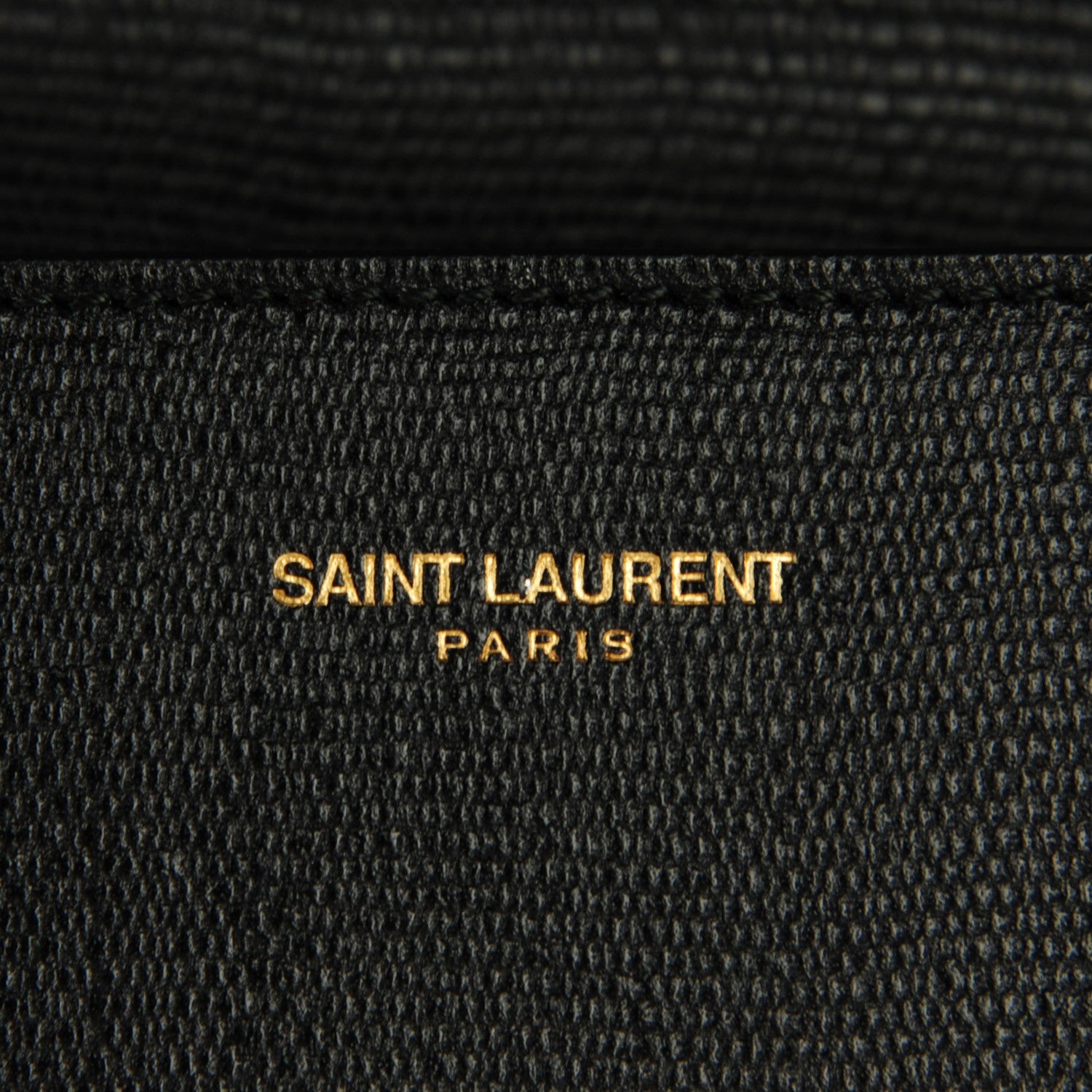 Saint Laurent Textured Calfskin Classic Y Ligne Clutch Black 8 of 8