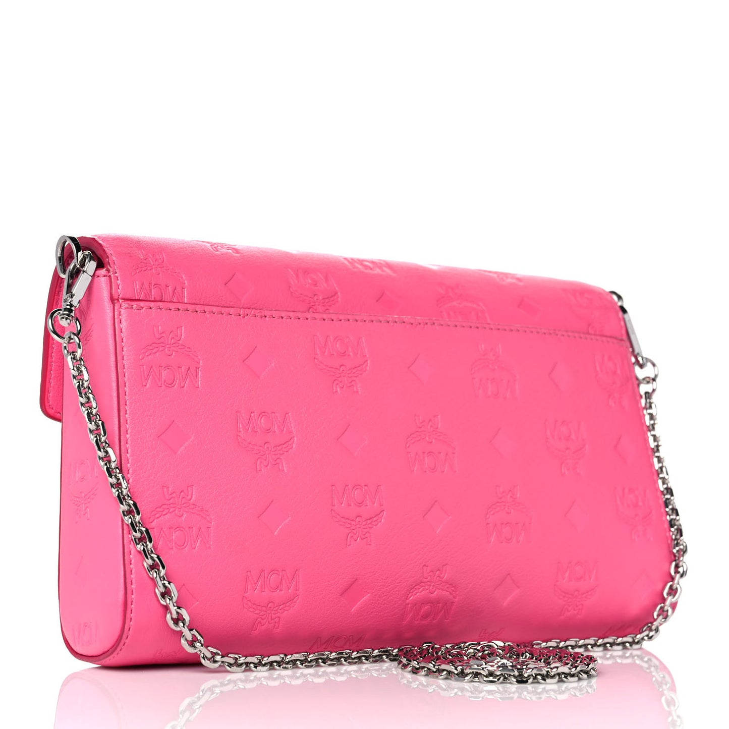 Calfskin Ottomar Large Patricia Wallet On Chain Pink