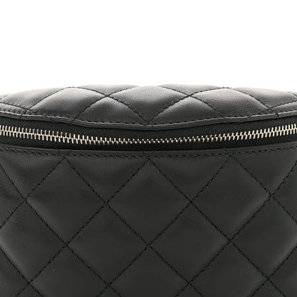 Chanel Calfskin Quilted Waist Belt Bag Black 8 of 11