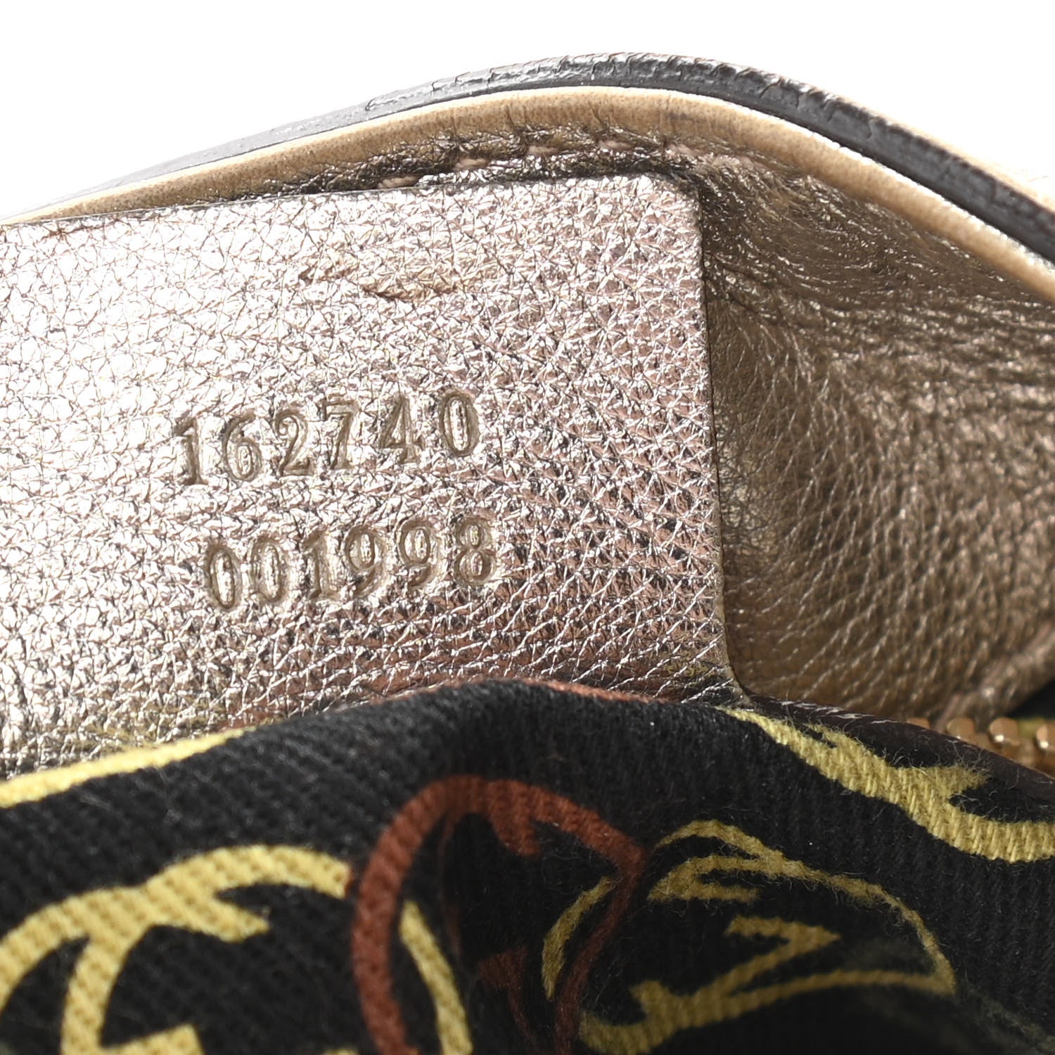 Gucci Calfskin Medium Britt Hobo Platinum 7 of 11