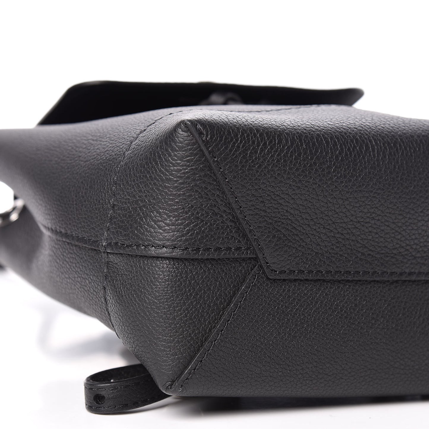 Calfskin Lockme Mini Backpack Black