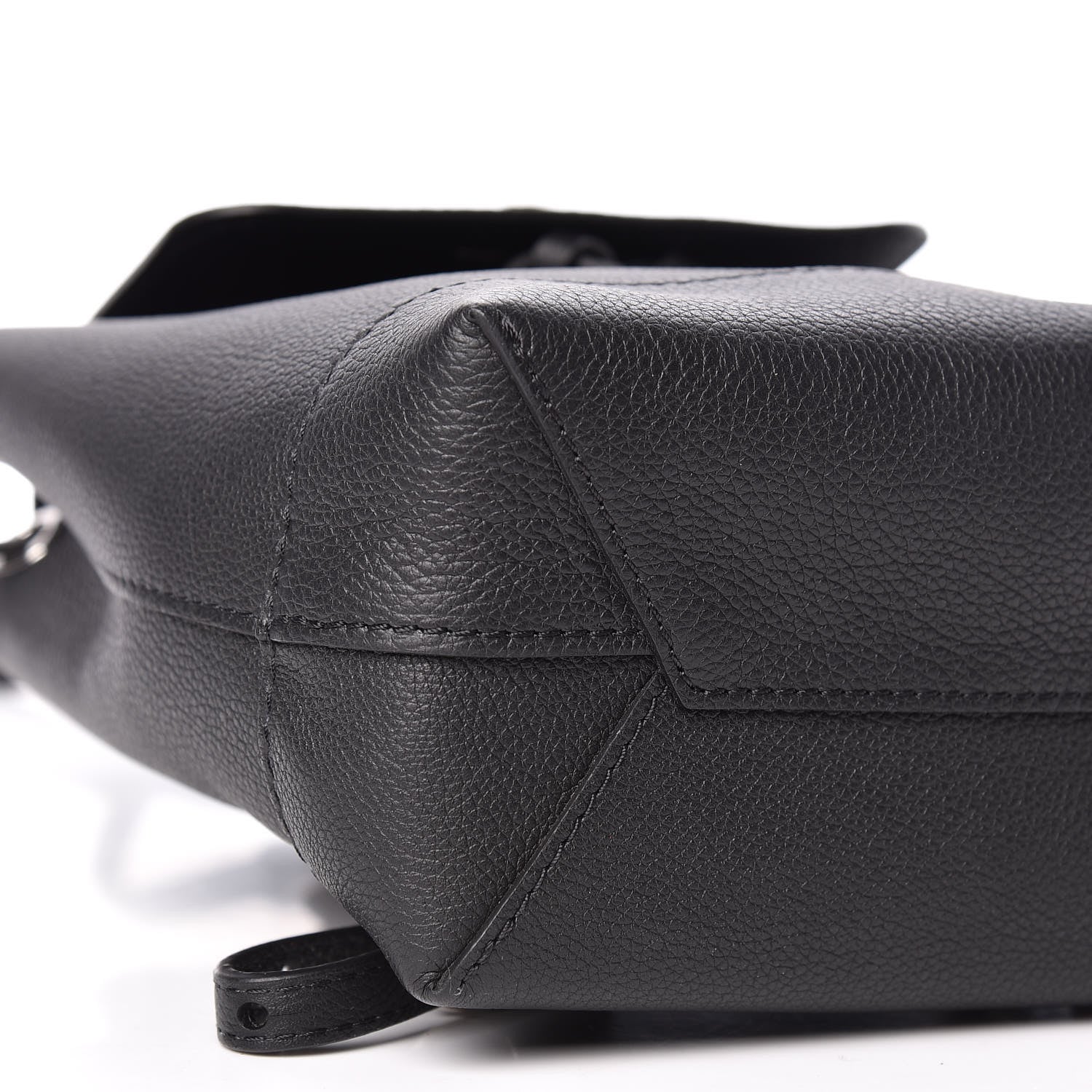 Louis Vuitton Calfskin Lockme Mini Backpack Black 5 of 9
