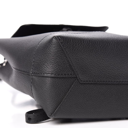 Louis Vuitton Calfskin Lockme Mini Backpack Black 5 of 9
