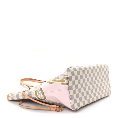Louis Vuitton Damier Azur Nautical Neverfull MM 4 of 9