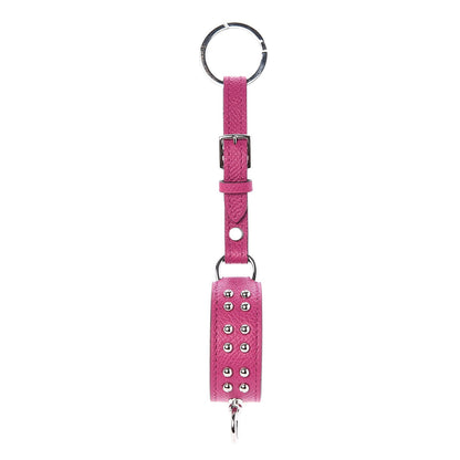 Hermes Epsom Collier de Chien Anneau Key Holder Rose Pourpre 1 of 5