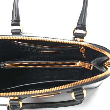 Prada Saffiano Lux Mini Promenade Tote Black 7 of 10