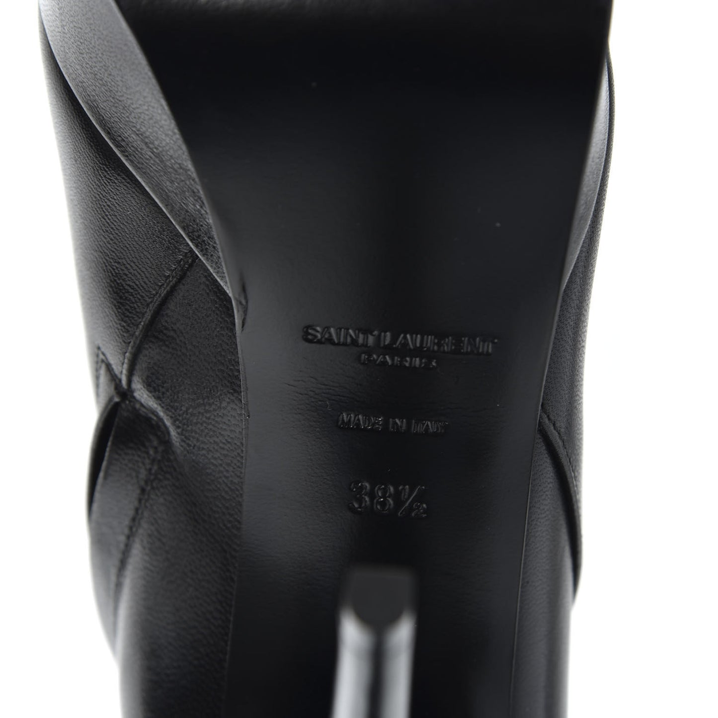 Nappa Tribute Platform Ankle Boots 38.5 Black