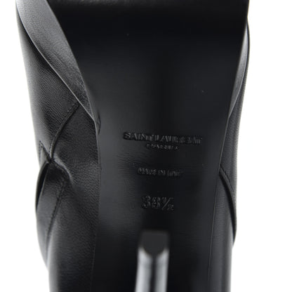 Saint Laurent Nappa Tribute Platform Ankle Boots 38.5 Black 9 of 9
