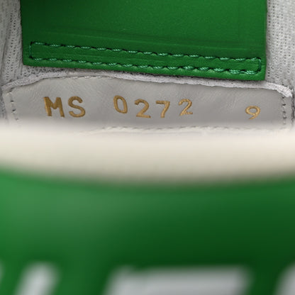 Louis Vuitton Calfskin Monogram Mens LV Trainer Sneakers 9 Green 7 of 9