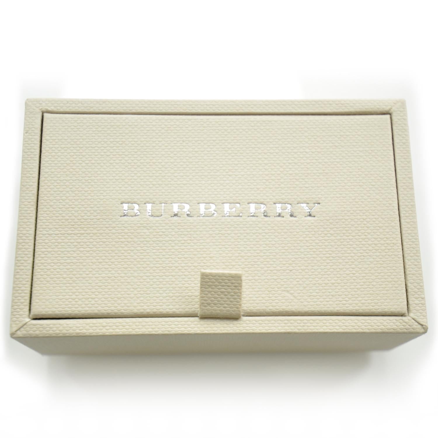 Burberry Check Cufflinks Silver 5 of 5
