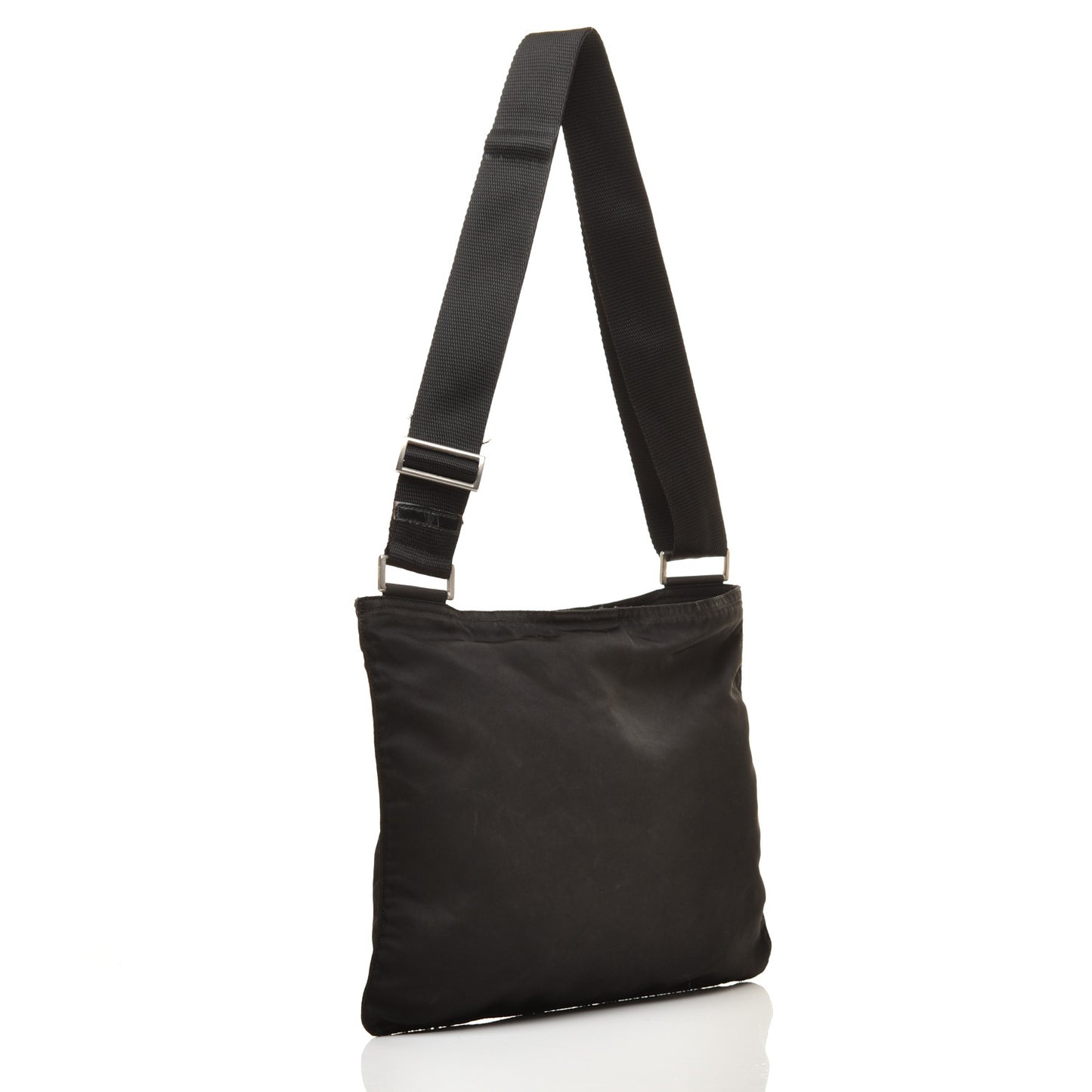 Tessuto Nylon Flat Messenger Bag