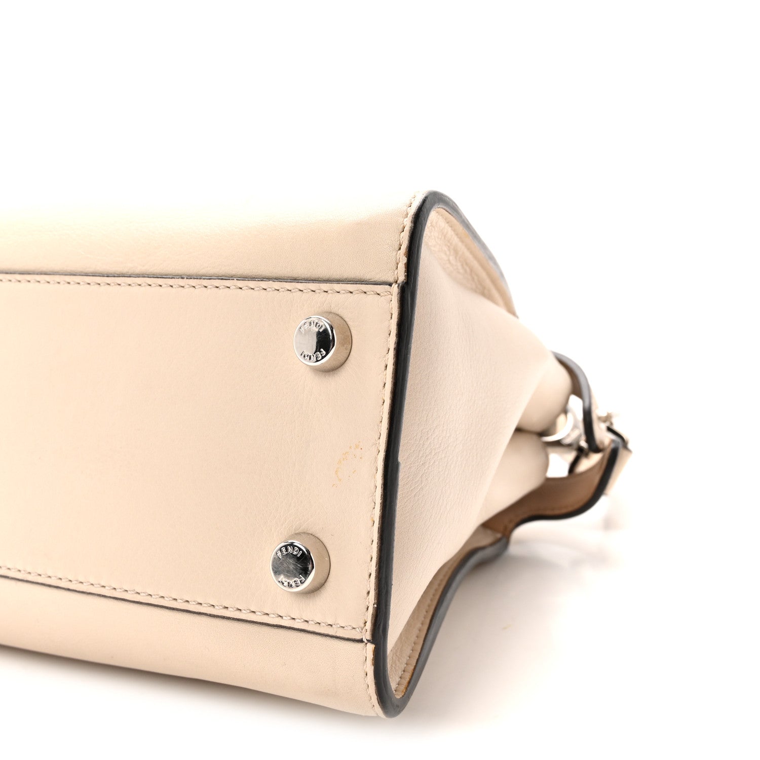 Fendi Vitello Tahiti Burro Bi-Color Medium Peekaboo Iconic