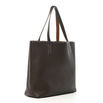 Hermes Taurillon Clemence Double Sens 36 Etoupe Ebene 3 of 20