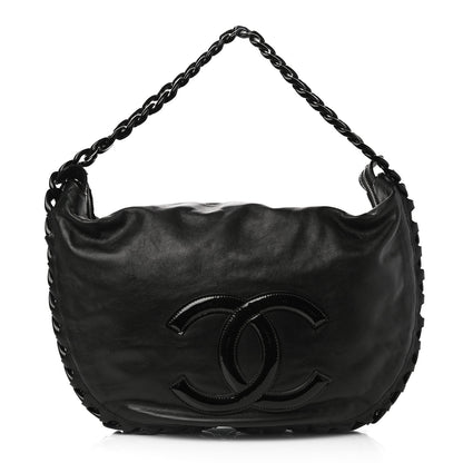Chanel Calfskin Modern Chain Hobo Black 1 of 10