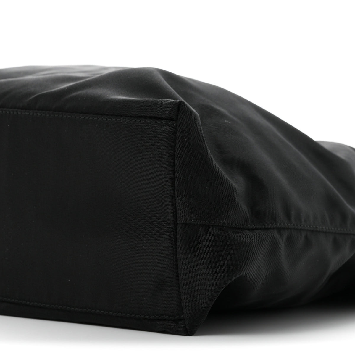 Tessuto Nylon Shopping Tote Black