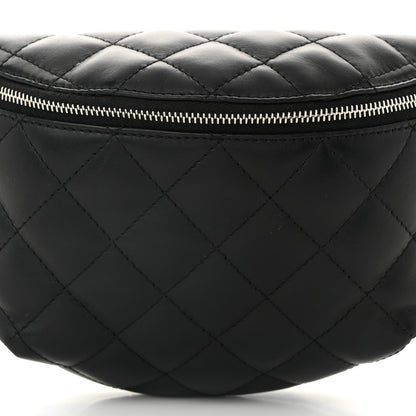 Chanel Calfskin Quilted Waist Belt Bag Black 8 of 10